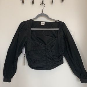 Aritzia Black Noir Long Sleeved Top